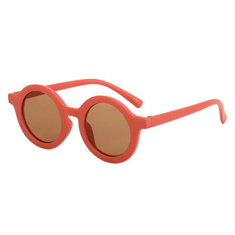 Lunettes de Soleil Bébé – Look Rétro & Protection UV | Forme Ronde Tendance