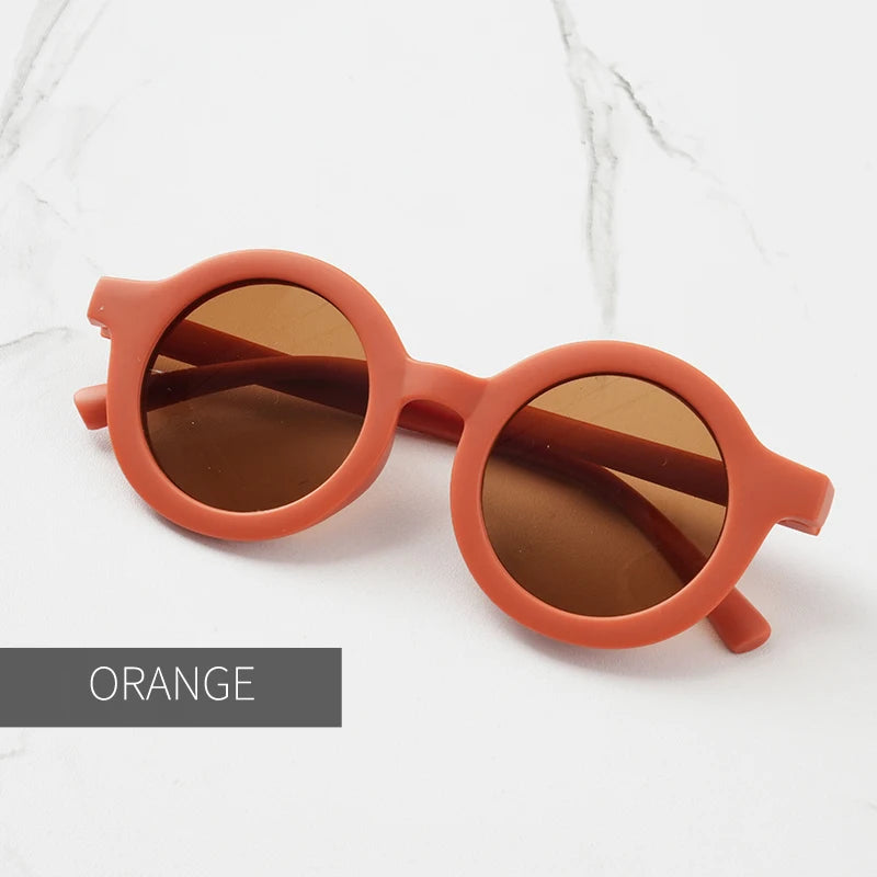 Lunettes de Soleil Bébé – Look Rétro & Protection UV | Forme Ronde Tendance