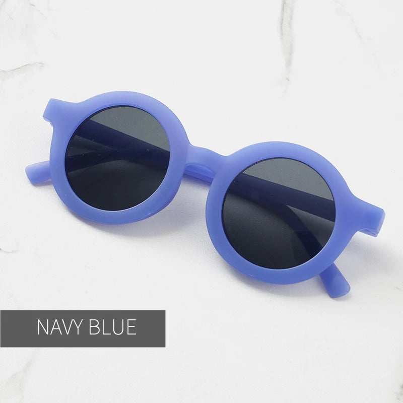 Lunettes de Soleil Bébé – Look Rétro & Protection UV | Forme Ronde Tendance
