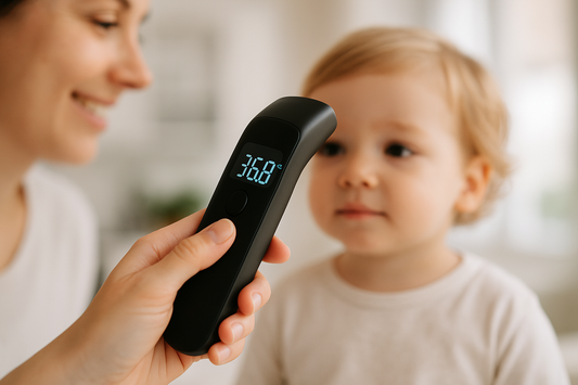 Prise de température enfant sans contact 