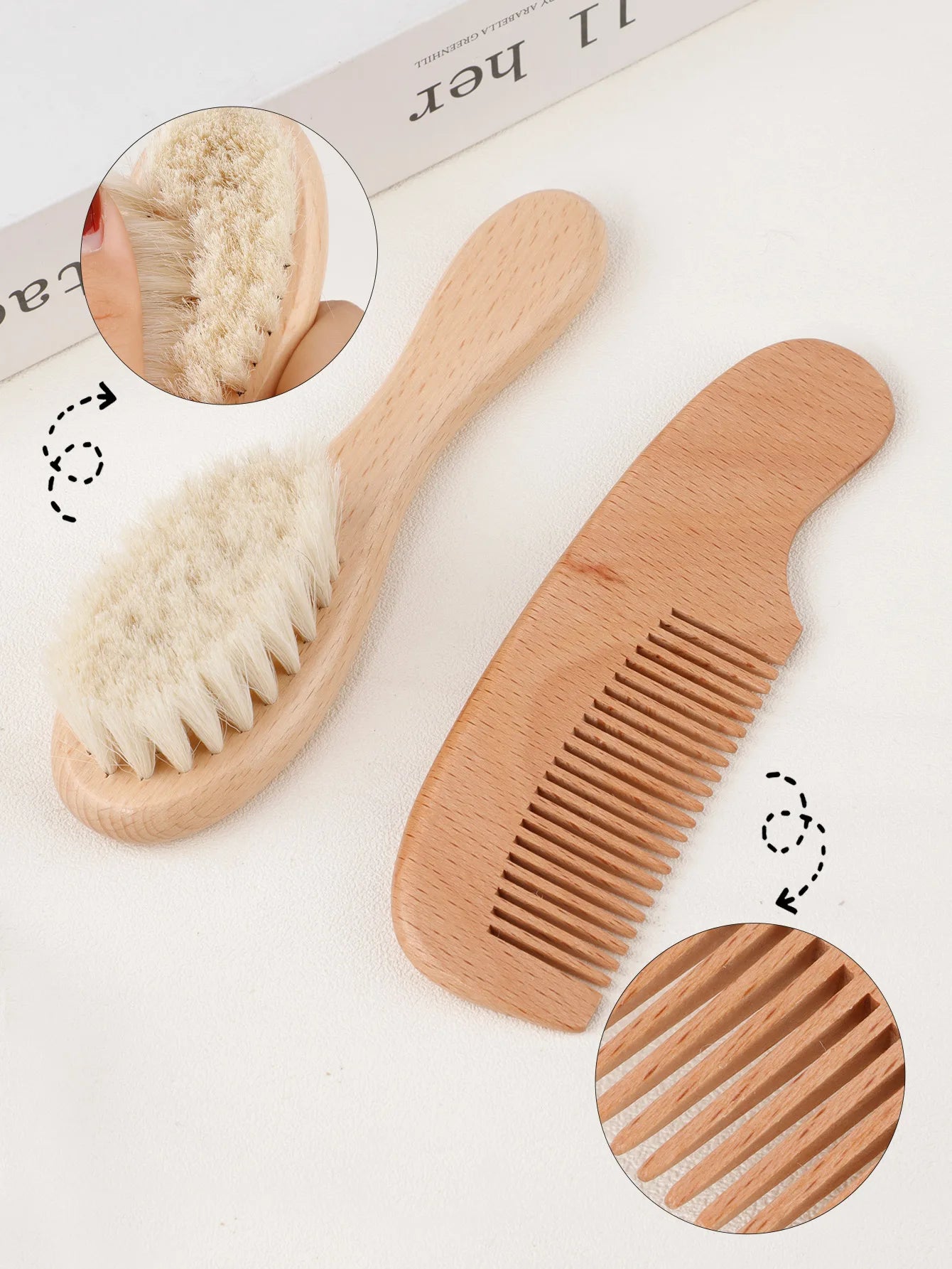 Set de Brosses à Cheveux pour Bébé