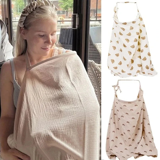 Tissu d’Allaitement Coton – Discrétion & Confort pour Maman et Bébé