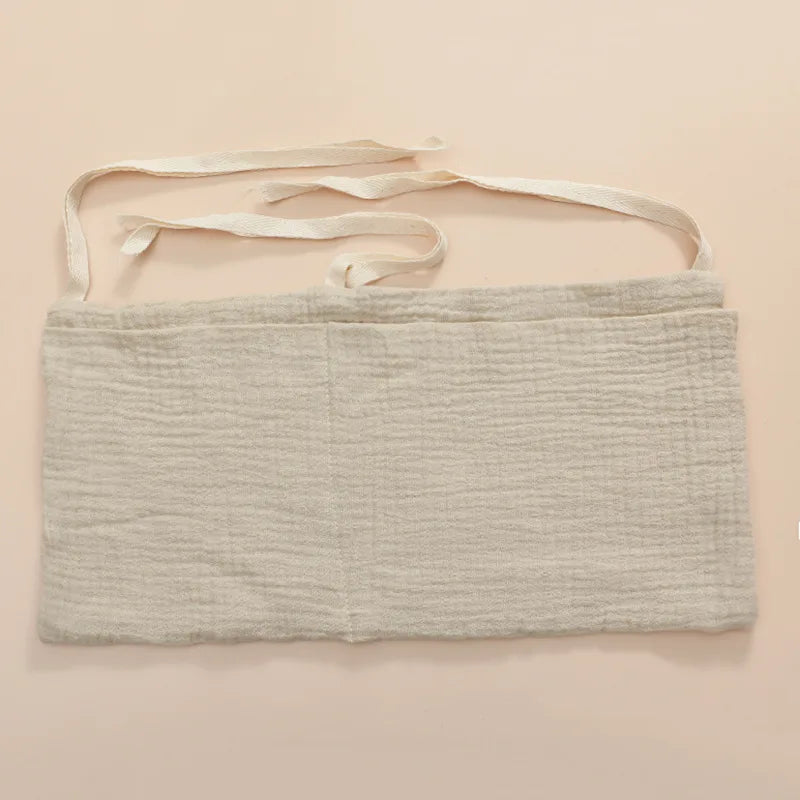 Organisateur de lit beige 