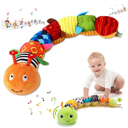 Peluche Chenille 60 cm – Éveil, Câlins & Joie au Quotidien