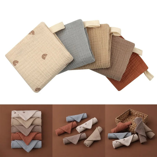 Lot de 5 Langes en Coton – Ultra Doux & Multifonction