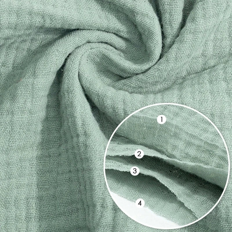Lot de 5 Langes en Coton – Ultra Doux & Multifonction