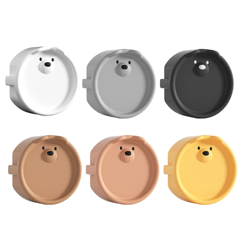 Lot de 5 caches-prises bébé en silicone motif ourson