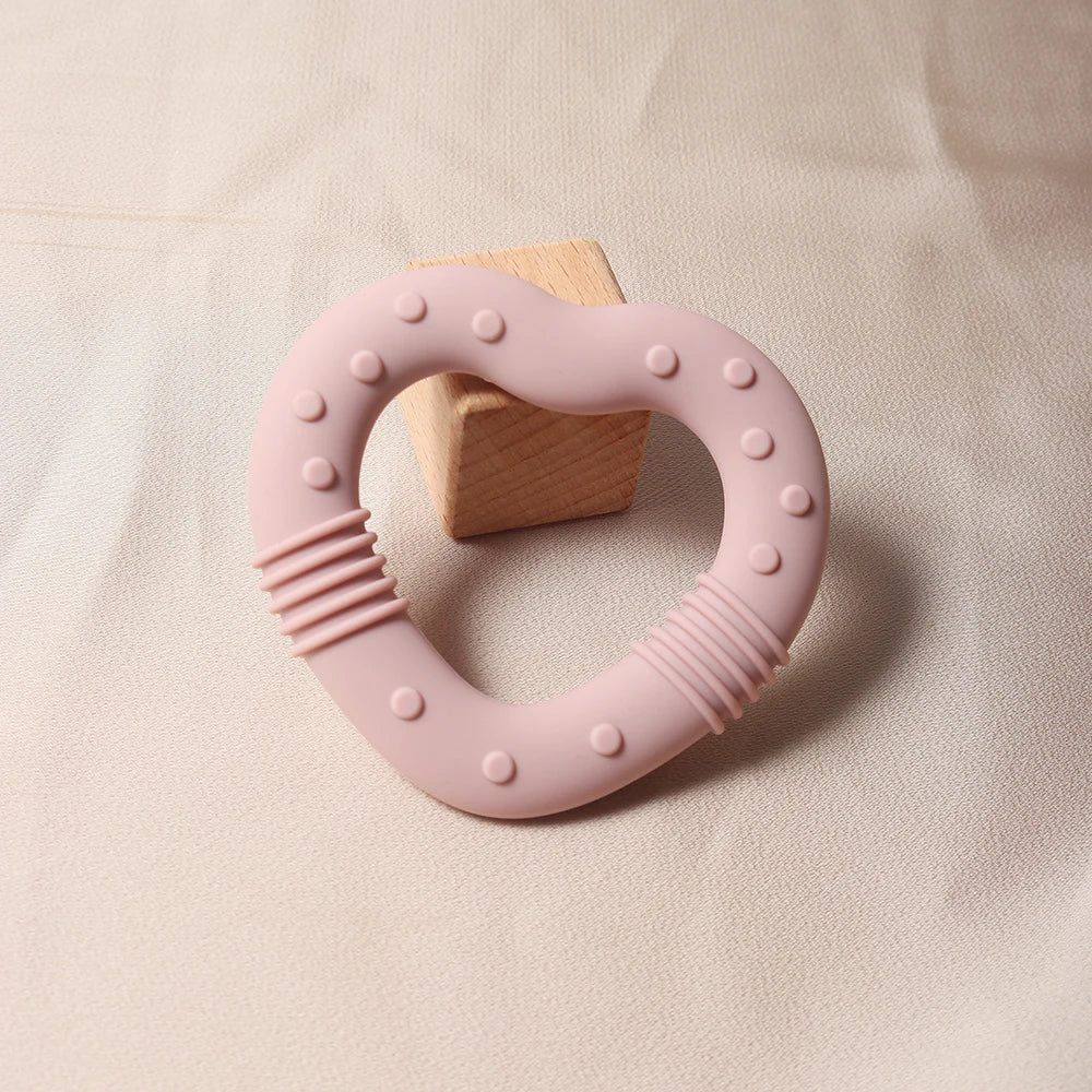 anneau coeur rose