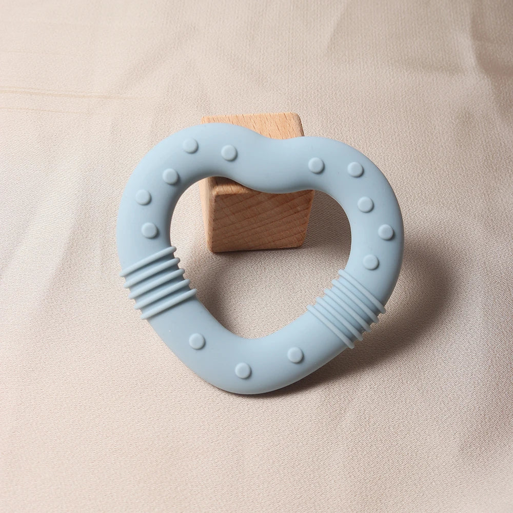 Anneau coeur bleu 